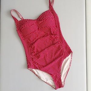 Bond-eye Australia Red Polka dots Swimsuit